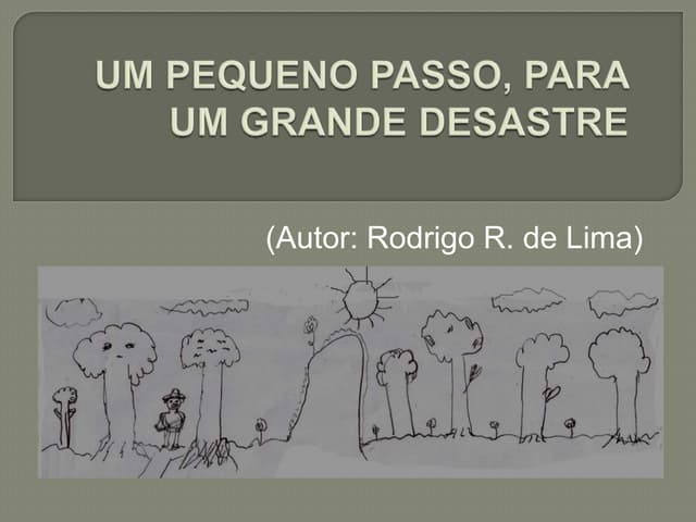 Um pequeno passo, para um grande de...