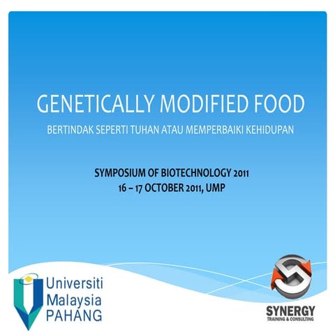 GMO: Playing God or Improving Life