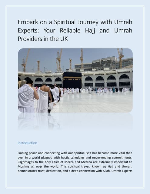 What is Umrah in Islam and How to Perform Umrah. | PDF