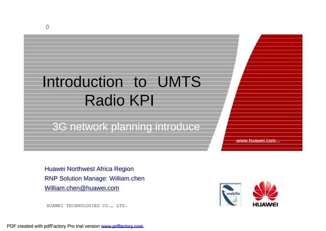 Umts Kpi