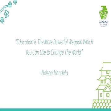 Presentasi Umul Sidikoh di openSUSE.Asia Summit 2024