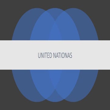United nations (UN)