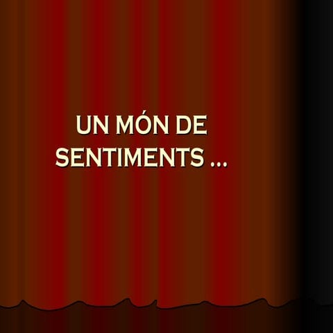 Un MóN De Sentiments
