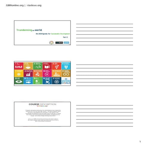Transforming our world: the 2030 Agenda for Sustainable Development ...