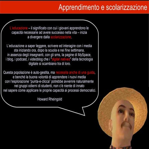 Una comunita' accademica nell'epoca del Web 2.0