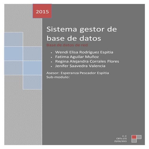 Una base de datos de red