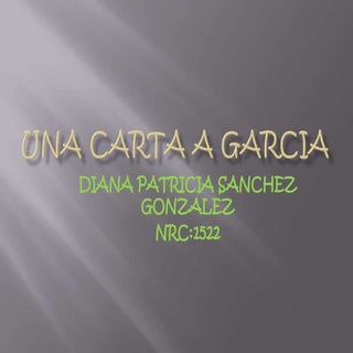 Una carta a garcia