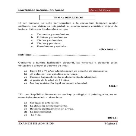 Unac (ed. civica)