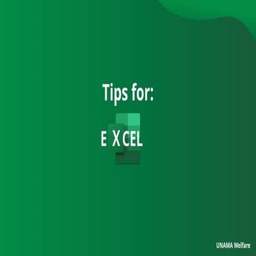 Tips for Microsoft Excel in everyday office use. | PPTX