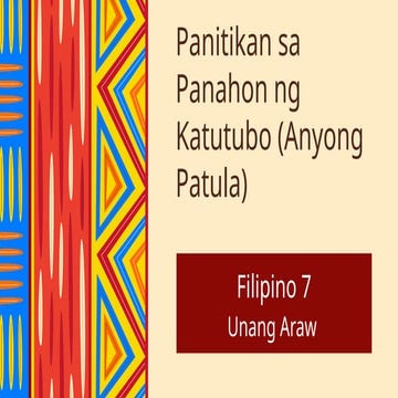 mga panitikan sa panahon ng mga katutubo