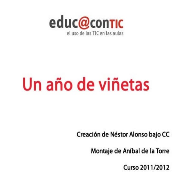 Un año de_vinetas_en_educacontic