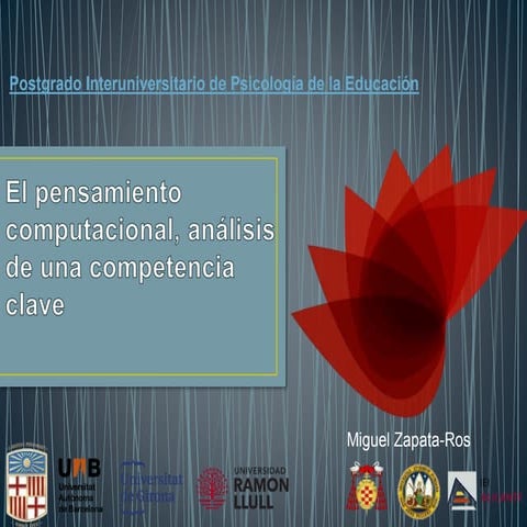 El pensamiento computacional, análisis de una competencia clave