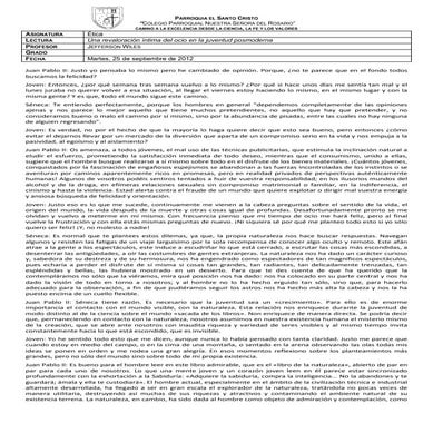 Una revaloración íntima del ocio en la juventud posmoderna