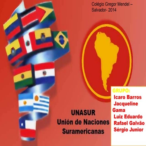A UNASUL E A INTEGRAÇÃO LATINO AMERICANA | PPTX