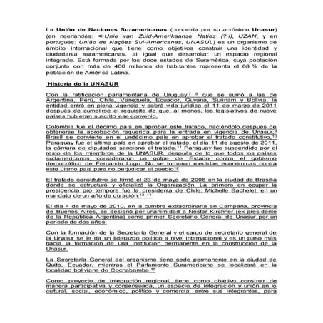 UNASUR | PPT