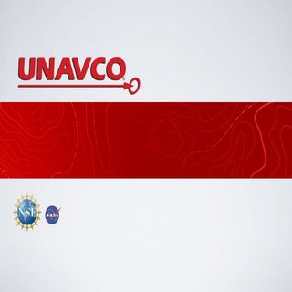 UNAVCO Presentation Template