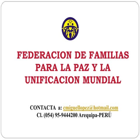 Iglesia de la unificación.pptx fefefefe | PPTX