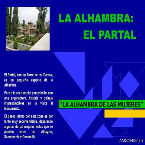 Una Visita A Granada  La Alhambra 5 El Partal