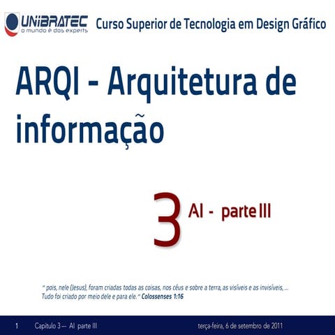 Unb   2011.2 - arqi - 03 - ai - parte iii