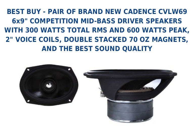 6x9 midbass woofer