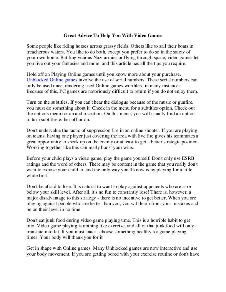 Unblocked Games At School