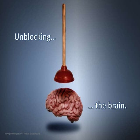 Unblocking the brain so you can think creatively
