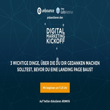 [Webinar] 4 Dinge, über die du dir Gedanken machen solltest, bevor du eine La...