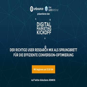 [Webinar] Der richtige User Research Mix als Sprungbrett für die effiziente C...