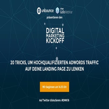 [Webinar] 20 Tricks, um hochqualifizierten AdWords Traffic auf deine Landing ...