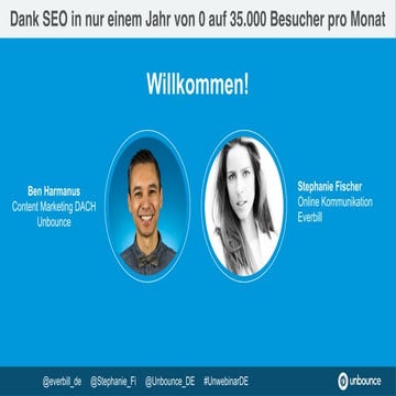 [Webinar] Mit der richtigen SEO-Strategie von 0 auf 35.000 Besucher im Monat
