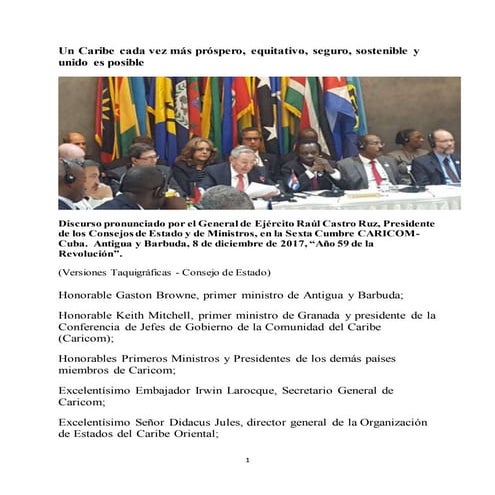 Un caribe cada vez más próspero... es posible