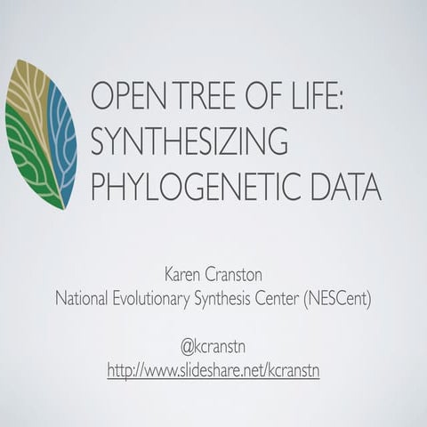 Open Tree at UNCC Jan 2013