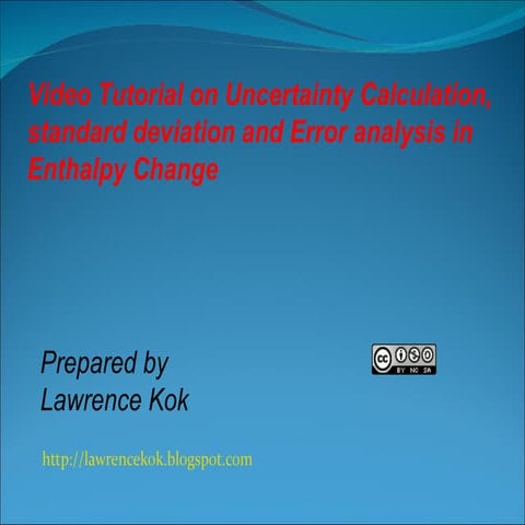 IB Chemistry, IB Biology on Uncertainty calculation, error analysis and stand...