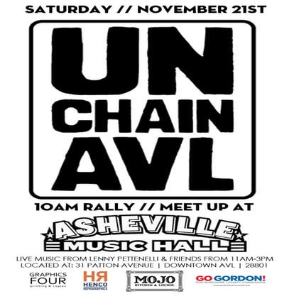 Unchain rally poster