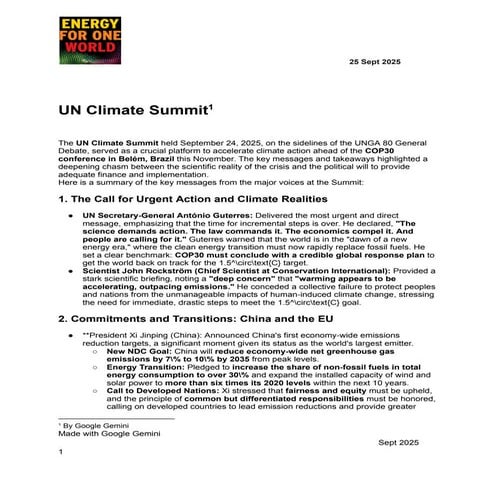 UN80 High-Level Climate Summit 24_9_2025