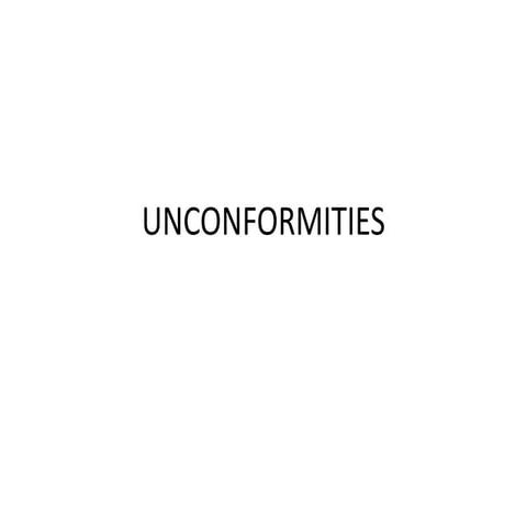 unconformities , introduction , types , conclusion