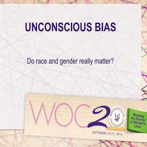 Unconscious Bias: Do Race and Gender Really Matter?