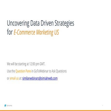 [Webinar] Outmaneuver your E-commerce Competition with Data