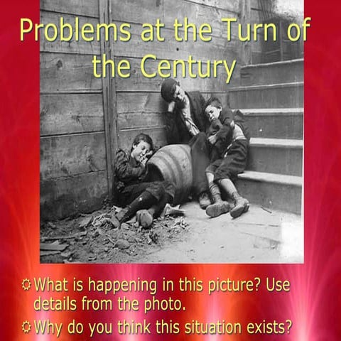 Uncovering problems at the turn of century