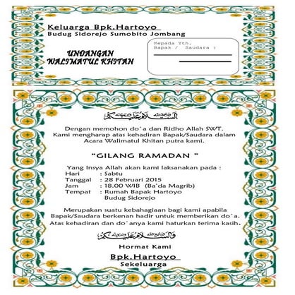 Undangan khitan 3