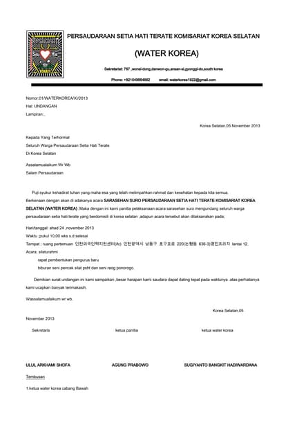 450 Contoh Undangan Syukuran Warga Baru Psht Terbaik