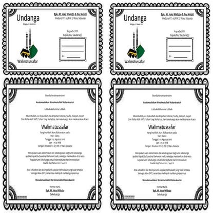 Undangan Walimatussafar atau Haji 2.docx