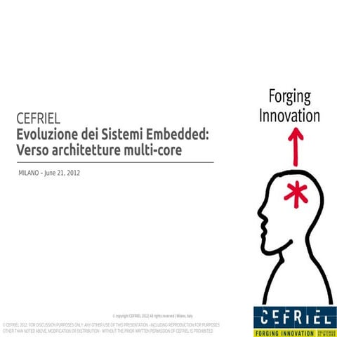 Evoluzione dei Sistemi Embedded: Verso architetture multi-core