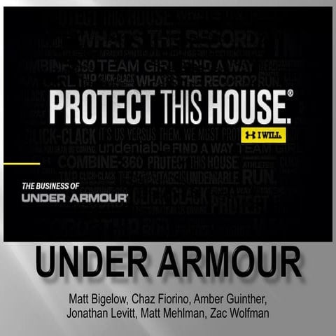 Under Armour Strategic Analysis & Recommendations