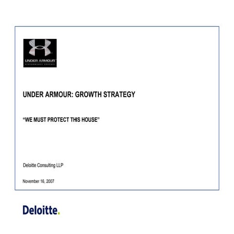 Under Armour Sample - DO NOT DISTRIBUTE OR SHARE