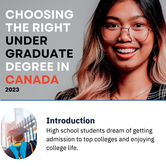 Top Undergraduate Degrees In Canada To Pursue In 2023 PDF