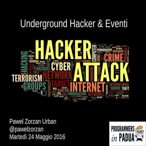 Underground hacker Nazionale - Clima & Eventi