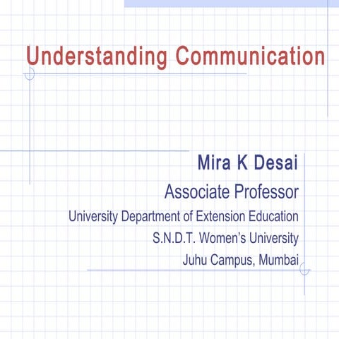 Understading communication  ppt1