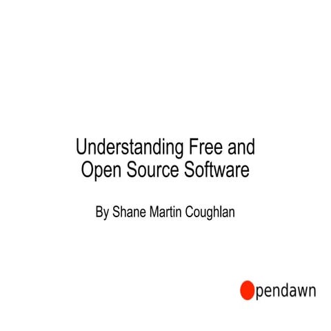 Understanding Free and Open Source Software