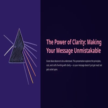 Understandable Guidelines: Making Content Clear and Simple | PPTX